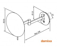 MEDIDAS ESPEJO AUMENTO x5 ZEN DAMIXA